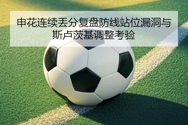申花连续丢分复盘防线站位漏洞与斯卢茨基调整考验